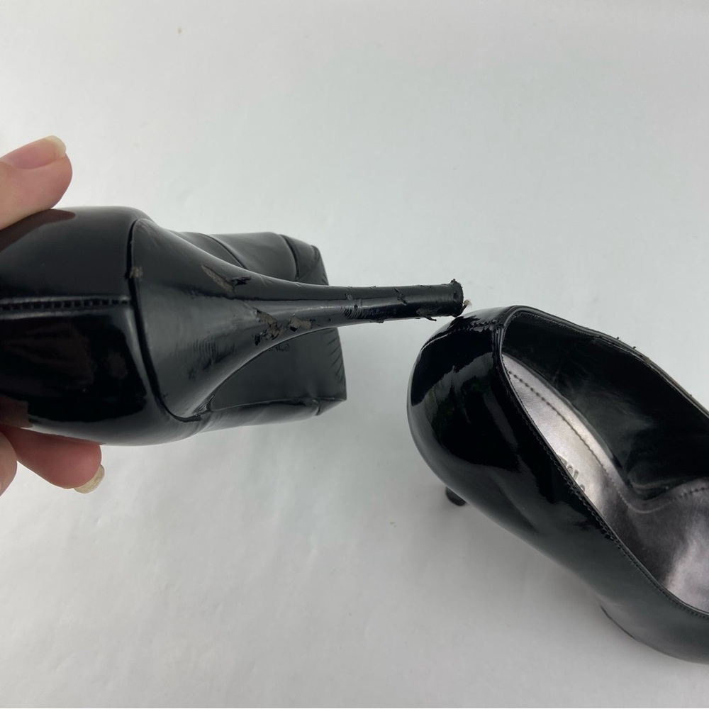 Xappeal Black Patent Leather Heels - Picture 9 of 11